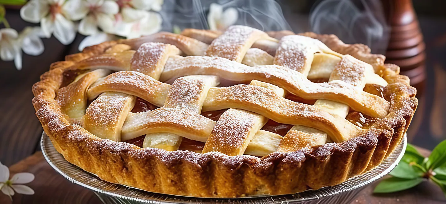 Homemade crostata